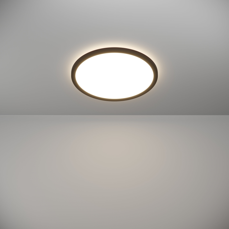 Eglo - LED Koupelnové stropní svítidlo LED/18,5W/230V 2700K/4000K/6500K pr. 38,9 cm IP44 černá