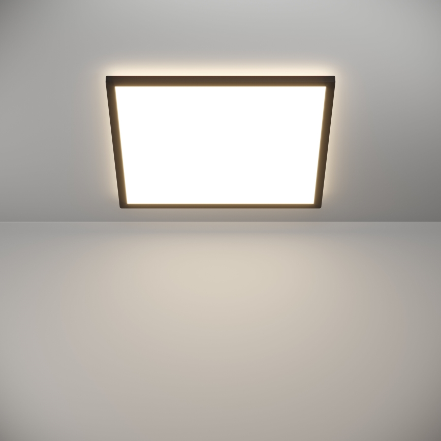 Eglo - LED Koupelnové stropní svítidlo LED/17W/230V 2700/4000/6500K 50x50 cm IP44 černá