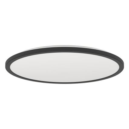 Eglo - LED Stmívatelné koupelnové stropní svítidlo LED/16,8W/230V 2700-6500K pr. 50 cm IP44 černá + dálkové ovládání