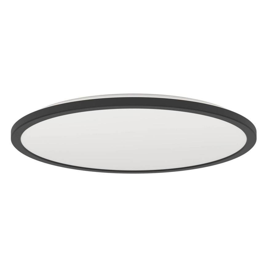Eglo - LED Stmívatelné koupelnové stropní svítidlo LED/16,8W/230V 2700-6500K pr. 50 cm IP44 černá + dálkové ovládání