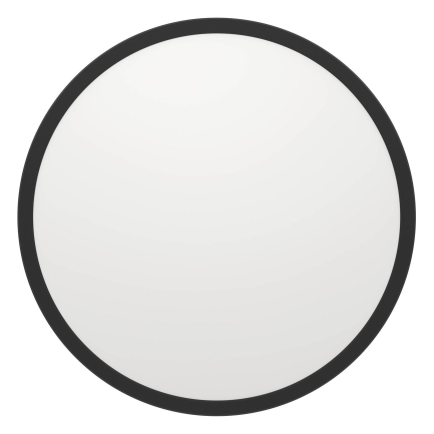 Eglo - LED Stmívatelné koupelnové stropní svítidlo LED/16,8W/230V 2700-6500K pr. 50 cm IP44 černá + dálkové ovládání