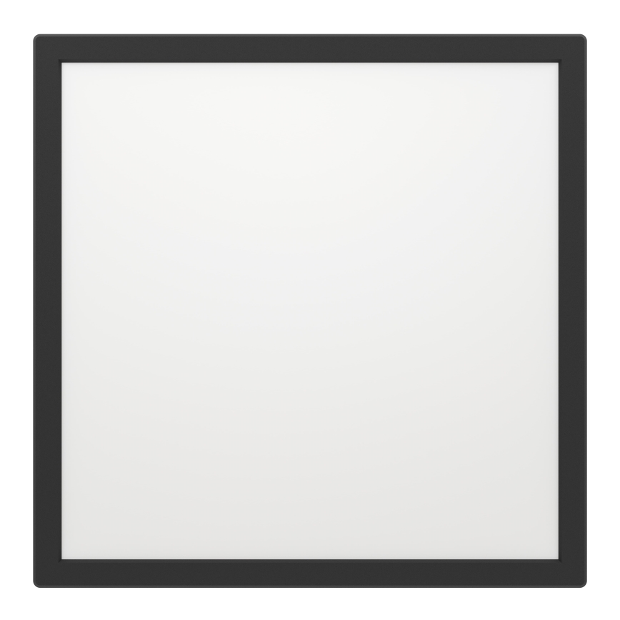 Eglo - LED Stmívatelné koupelnové stropní svítidlo LED/17,6W/230V 2700-6500K 39x39 cm IP44 černá + dálkové ovládání