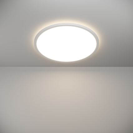 Eglo - LED Stmívatelné koupelnové stropní svítidlo LED/16,8W/230V 2700-6500K pr.50 cm IP44 bílá + dálkové ovládání