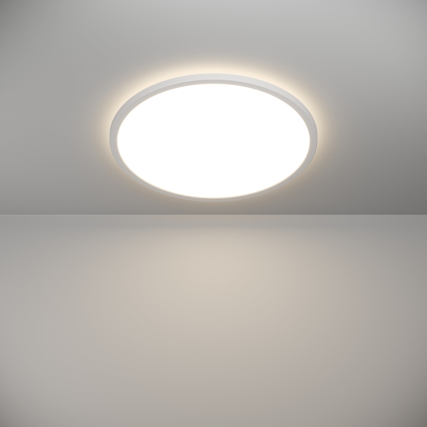 Eglo - LED Stmívatelné koupelnové stropní svítidlo LED/16,8W/230V 2700-6500K pr.50 cm IP44 bílá + dálkové ovládání