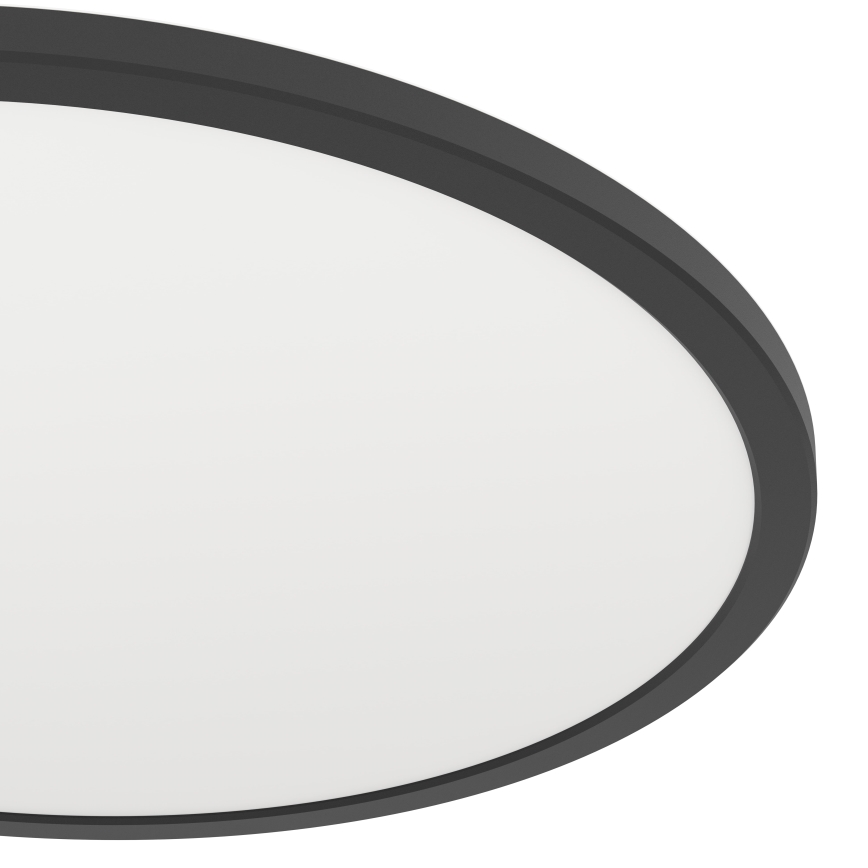 Eglo - LED RGBW Stmívatelné koupelnové stropní svítidlo LED/16,8W/230V 2700-6500K pr. 50 cm IP44 černá ZigBee