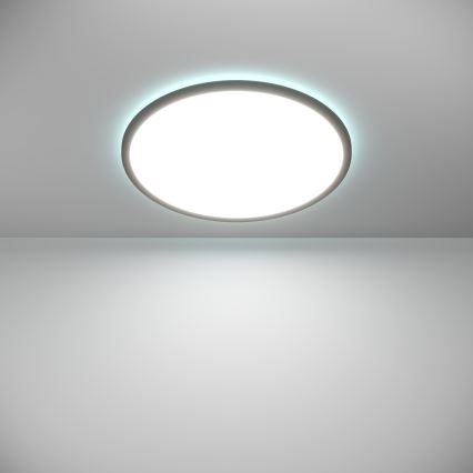 Eglo - LED RGBW Stmívatelné koupelnové stropní svítidlo LED/16,8W/230V 2700-6500K pr. 50 cm IP44 černá ZigBee