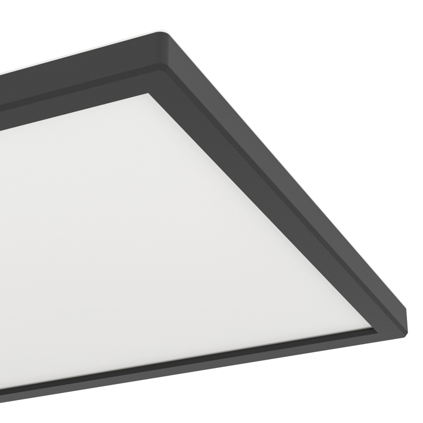 Eglo - LED RGBW Stmívatelné koupelnové stropní svítidlo LED/13,4W/230V 2700-6500K 29x29 cm IP44 černá