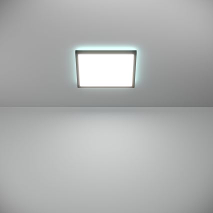 Eglo - LED RGBW Stmívatelné koupelnové stropní svítidlo LED/13,4W/230V 2700-6500K 29x29 cm IP44 černá