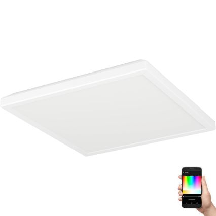Eglo - LED RGBW Stmívatelné koupelnové stropní svítidlo LED/13,4W/230V 2700-6500K 29x29 cm IP44 bílá ZigBee