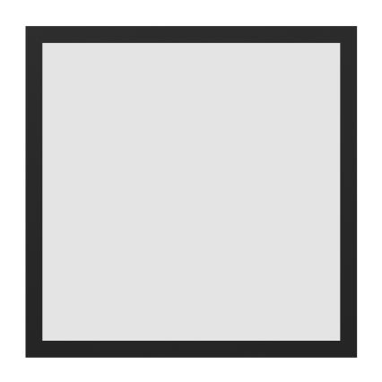 Eglo - LED RGBW Stmívatelné stropní svítidlo LED/19W/230V 2700-6500K 40x40 cm černá