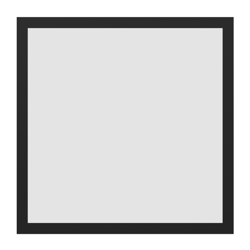 Eglo - LED RGBW Stmívatelné stropní svítidlo LED/19W/230V 2700-6500K 40x40 cm černá