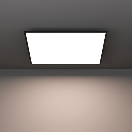 Eglo - LED RGBW Stmívatelný přisazený panel LED/33W/230V 2700-6500K 60x60 cm černá