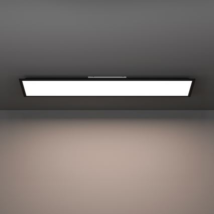 Eglo - LED RGBW Stmívatelný přisazený panel LED/34W/230V 2700-6500K 120x30 cm černá