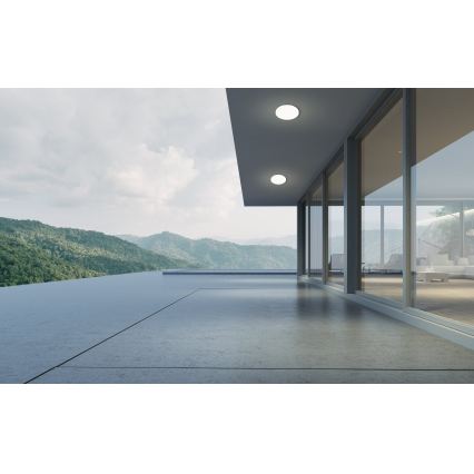 Eglo - LED Koupelnové stropní svítidlo LED/18W/230V pr. 31 cm IP54 bílá