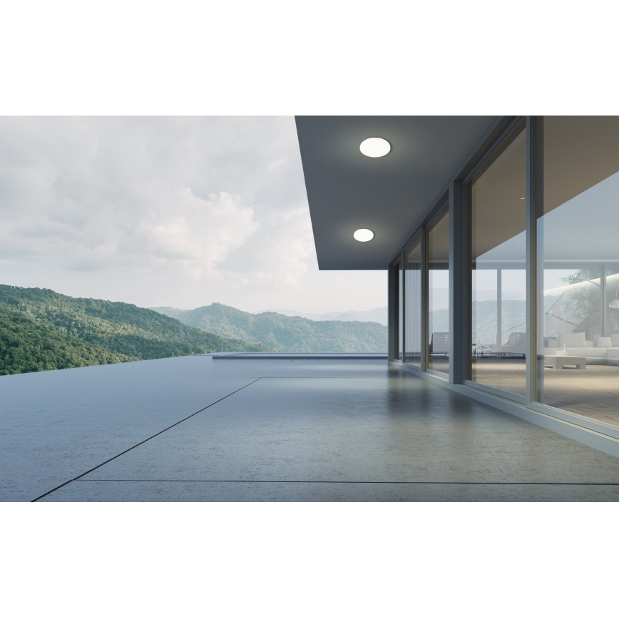 Eglo - LED Koupelnové stropní svítidlo LED/18W/230V pr. 31 cm IP54 bílá