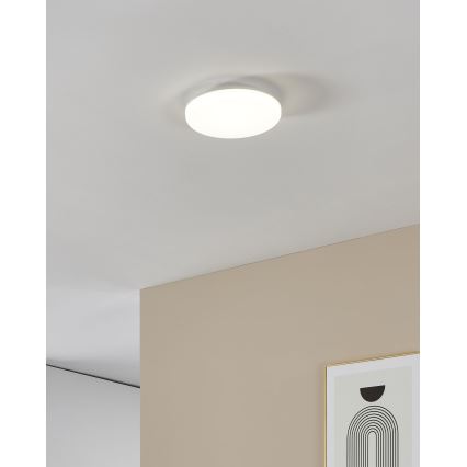 Eglo - LED Koupelnové stropní svítidlo LED/16,5W/230V 2700/4000/6500K pr. 26 cm IP54 bílá
