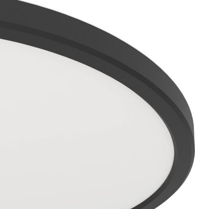 Eglo - LED Koupelnové stropní svítidlo LED/16,4W/230V pr. 30 cm IP54 černá