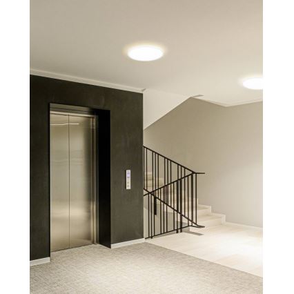 Eglo - LED Koupelnové stropní svítidlo LED/20,2W/230V pr. 39 cm IP54 bílá