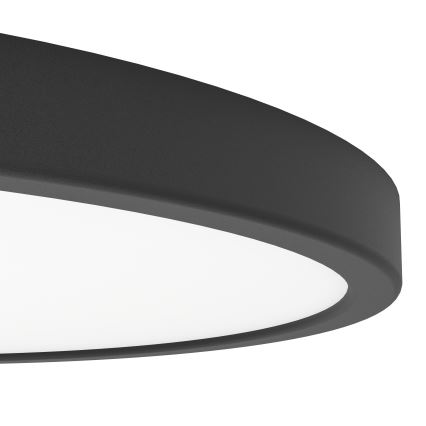 Eglo - LED RGBW Stmívatelné koupelnové stropní svítidlo LED/17,5W/230V 2700-6500K pr. 38,9 cm IP44 černá