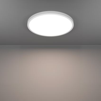 Eglo - LED RGBW Stmívatelné koupelnové stropní svítidlo LED/17,5W/230V 2700-6500K pr. 38,9 cm IP44 bílá