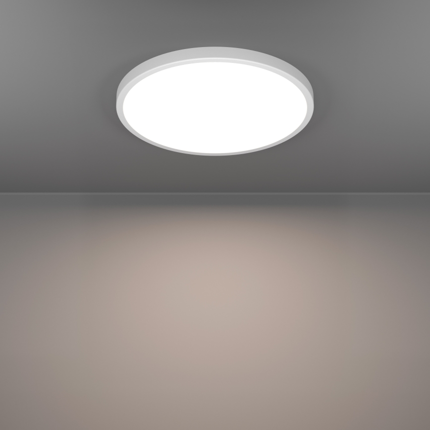 Eglo - LED RGBW Stmívatelné koupelnové stropní svítidlo LED/17,5W/230V 2700-6500K pr. 38,9 cm IP44 bílá