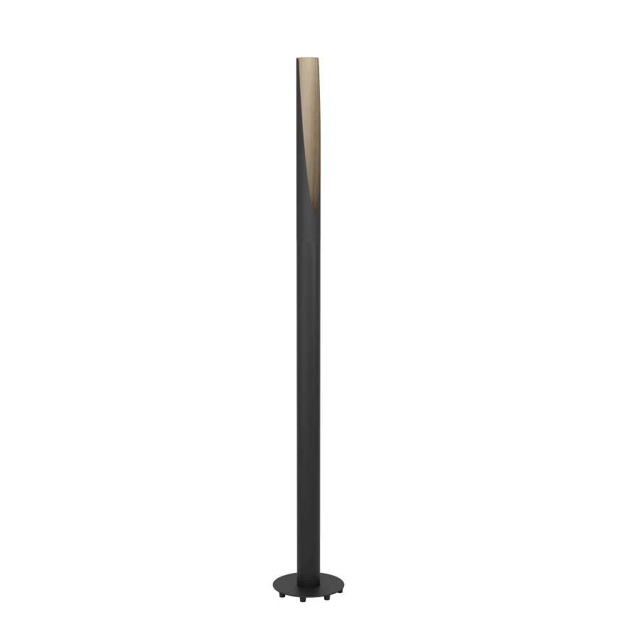 Eglo  - LED Stojací lampa 1xGU10/4,5W/230V 3000K černá/hnědá