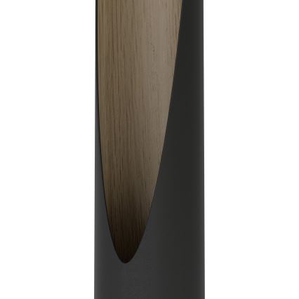 Eglo  - LED Stojací lampa 1xGU10/4,5W/230V 3000K černá/hnědá