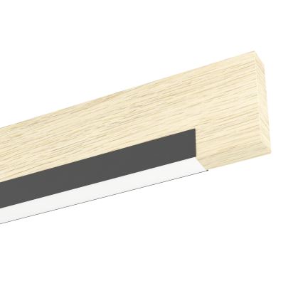 Eglo - LED Stmívatelný lustr na lanku LED/25,5W/230V 3000K černá/béžová