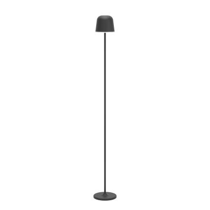 Eglo - LED Stmívatelná venkovní nabíjecí stojací lampa LED/4,3W/5V 2400/3000/4000K IP54 černá