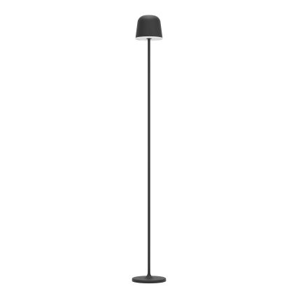 Eglo - LED Stmívatelná venkovní nabíjecí stojací lampa LED/4,3W/5V 2400/3000/4000K IP54 černá