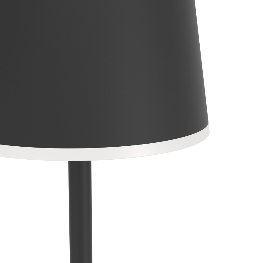 Eglo - LED Stmívatelná venkovní nabíjecí stojací lampa LED/4,3W/5V 2400/3000/4000K IP54 černá
