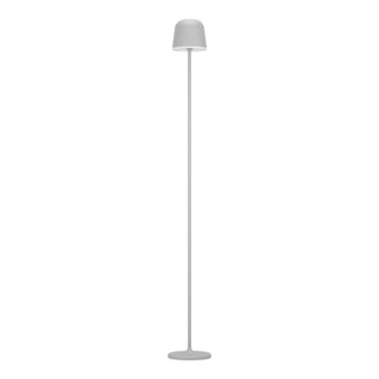 Eglo - LED Stmívatelná venkovní nabíjecí stojací lampa LED/4,3W/5V 2400/3000/4000K IP54 šedá