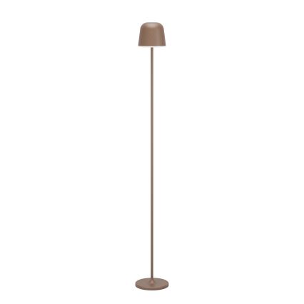 Eglo - LED Stmívatelná venkovní nabíjecí stojací lampa LED/4,3W/230V 2400/3000/4000K IP54 hnědá