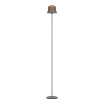 Eglo - LED Stmívatelná venkovní nabíjecí stojací lampa LED/4,3W/230V 2400/3000/4000K IP54 hnědá