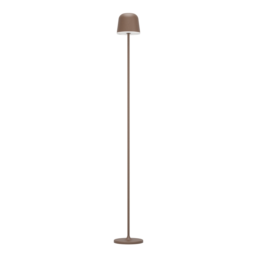 Eglo - LED Stmívatelná venkovní nabíjecí stojací lampa LED/4,3W/230V 2400/3000/4000K IP54 hnědá