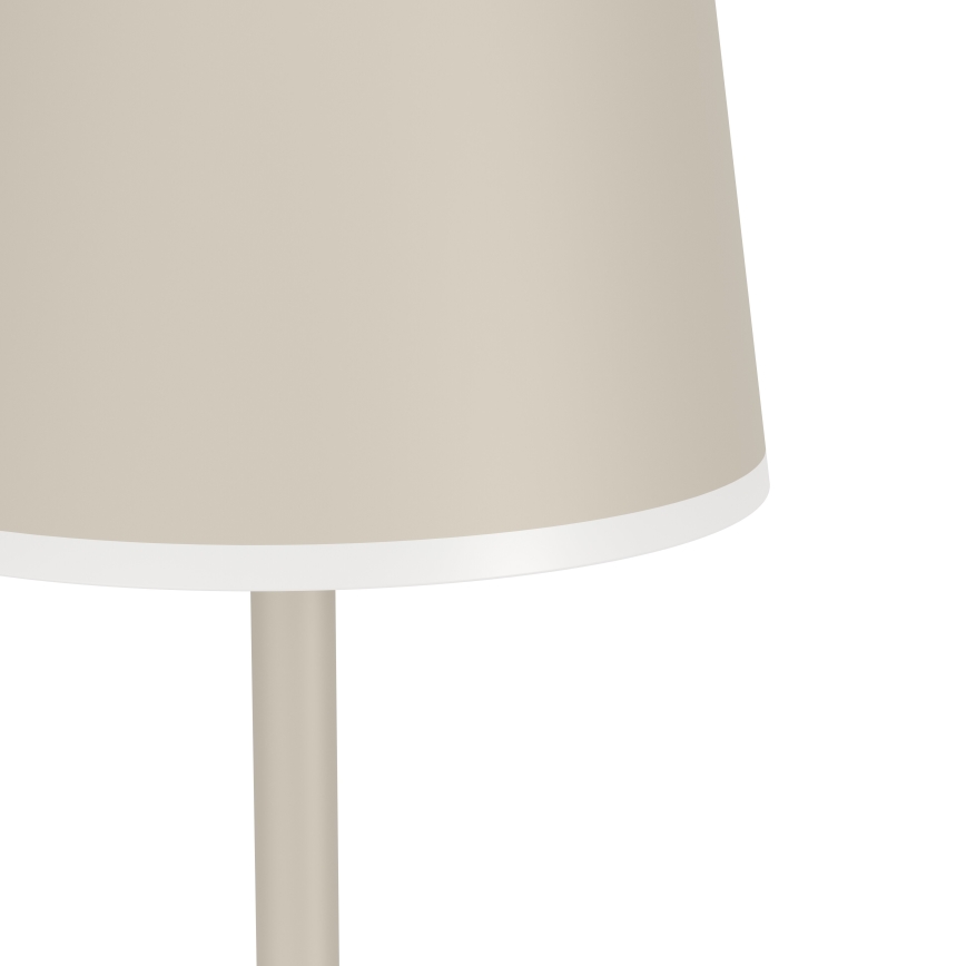 Eglo - LED Stmívatelná venkovní nabíjecí lampa LED/4,3W/5V 2400/3000/4000K IP54 krémová