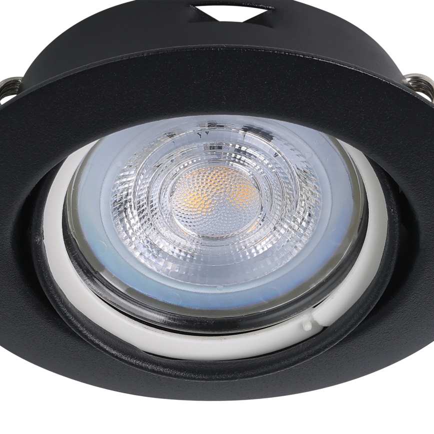 Eglo - SADA 3x LED Podhledové svítidlo 1xGU10/4W/230V černá