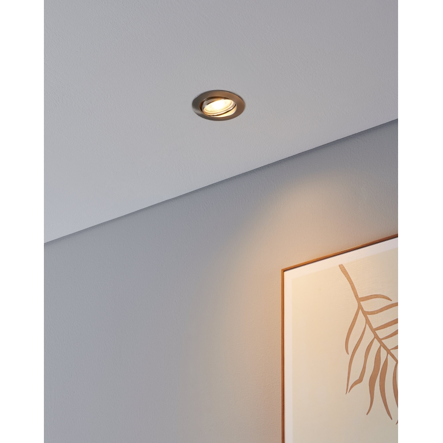 Eglo - SADA 3x LED Podhledové svítidlo 1xGU10/4W/230V matný chrom