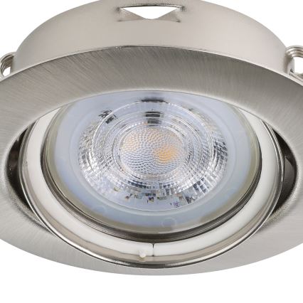 Eglo - SADA 3x LED Podhledové svítidlo 1xGU10/4W/230V matný chrom
