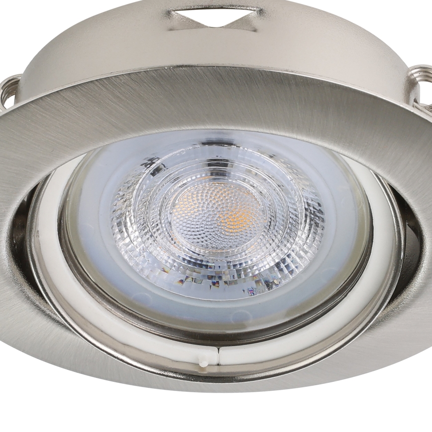 Eglo - SADA 3x LED Podhledové svítidlo 1xGU10/4W/230V matný chrom