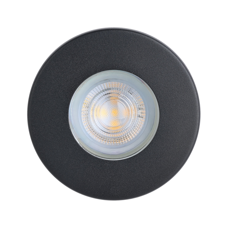 Eglo - SADA 3xLED Koupelnové podhledové svítidlo 1xGU10/4W/230V IP44 černá