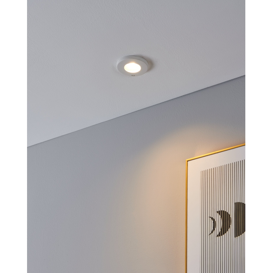 Eglo - SADA 3xLED Koupelnové podhledové svítidlo 1xGU10/4W/230V IP44 bílá