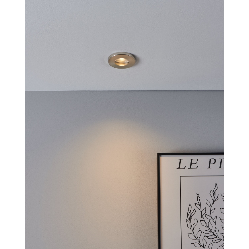 Eglo - SADA 3xLED Koupelnové podhledové svítidlo 1xGU10/4W/230V IP44 matný chrom