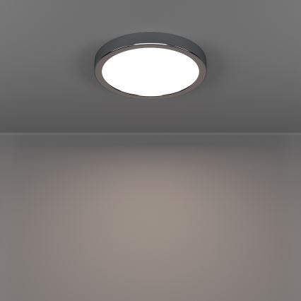 Eglo - LED Koupelnové stropní svítidlo LED/11,5W/230V 2700/4000/6500K pr. 21,1 cm IP44 lesklý chrom