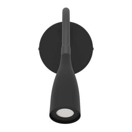 Eglo - LED Flexibilní nástěnná lampa s USB LED/3,8W/230V černá