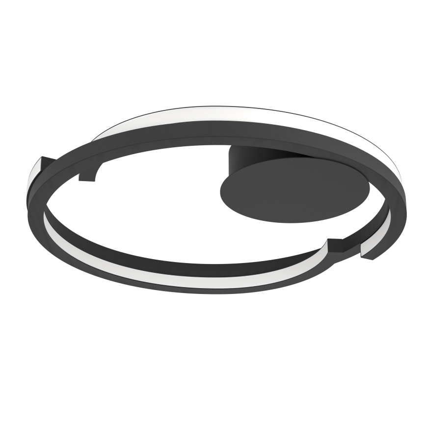 Eglo - LED Stmívatelné stropní svítidlo 2xLED/20W/230V 2700-6500K pr. 48 cm černá + dálkové ovládání