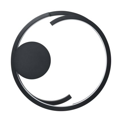 Eglo - LED Stmívatelné stropní svítidlo 2xLED/20W/230V 2700-6500K pr. 48 cm černá + dálkové ovládání