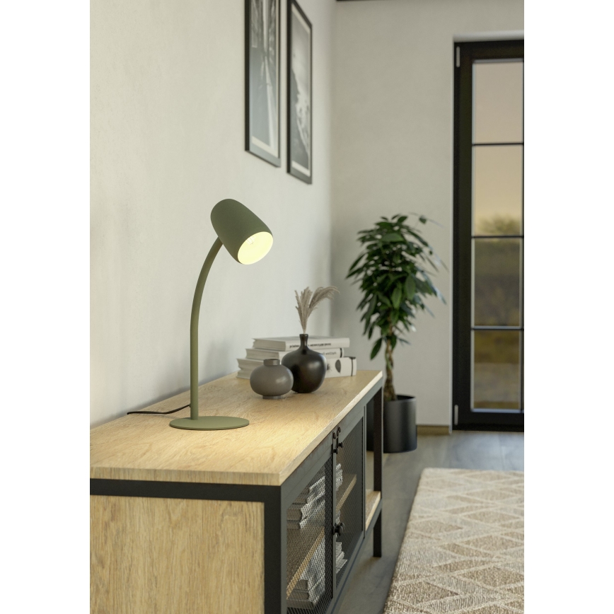 Eglo - Stolní lampa 1xE14/18W/230V zelená