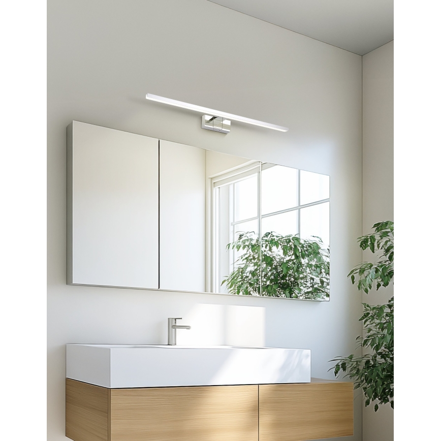 Eglo - LED Koupelnové osvětlení zrcadla LED/10W/230V 3000/4000/6500K 60 cm IP44 lesklý chrom