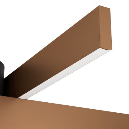 Eglo - LED RGBW Stmívatelné stropní svítidlo 2xLED/18W/230V měděná/černá